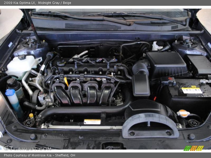 Midnight Gray / Beige 2009 Kia Optima LX