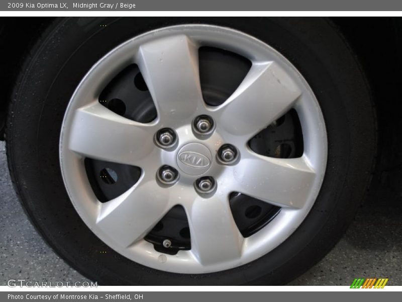 Midnight Gray / Beige 2009 Kia Optima LX