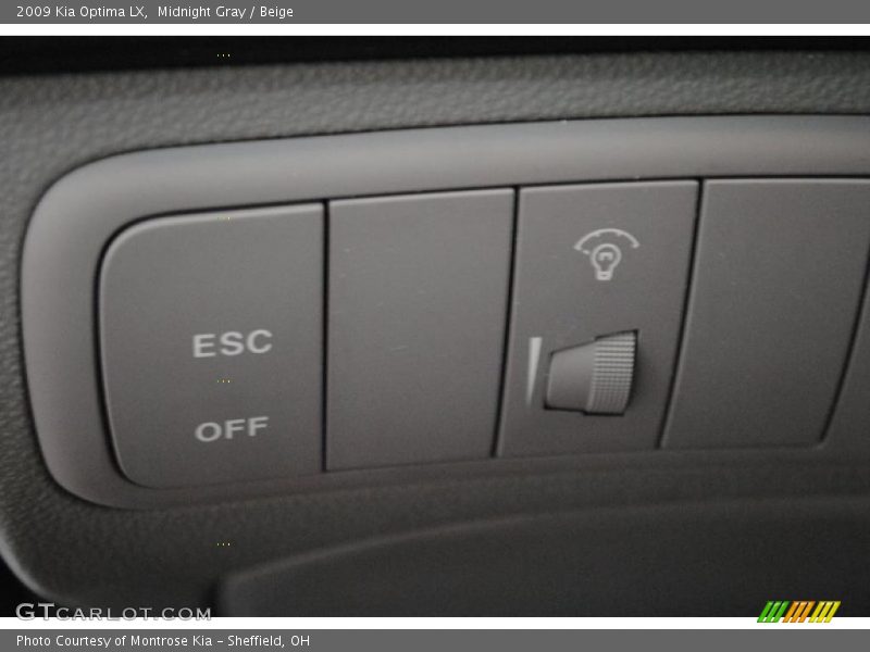 Midnight Gray / Beige 2009 Kia Optima LX