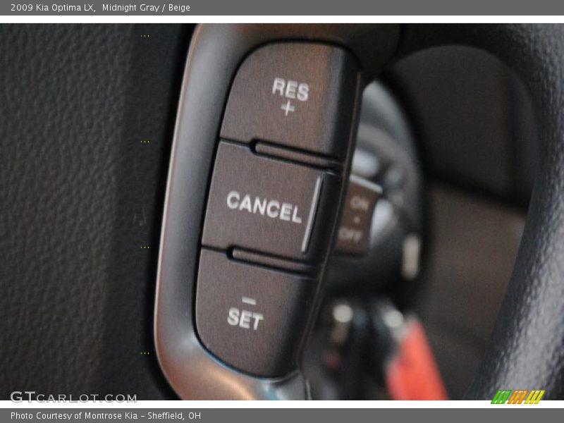 Midnight Gray / Beige 2009 Kia Optima LX