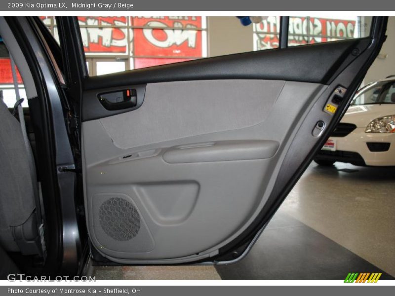 Midnight Gray / Beige 2009 Kia Optima LX