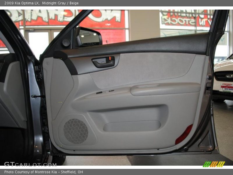 Midnight Gray / Beige 2009 Kia Optima LX