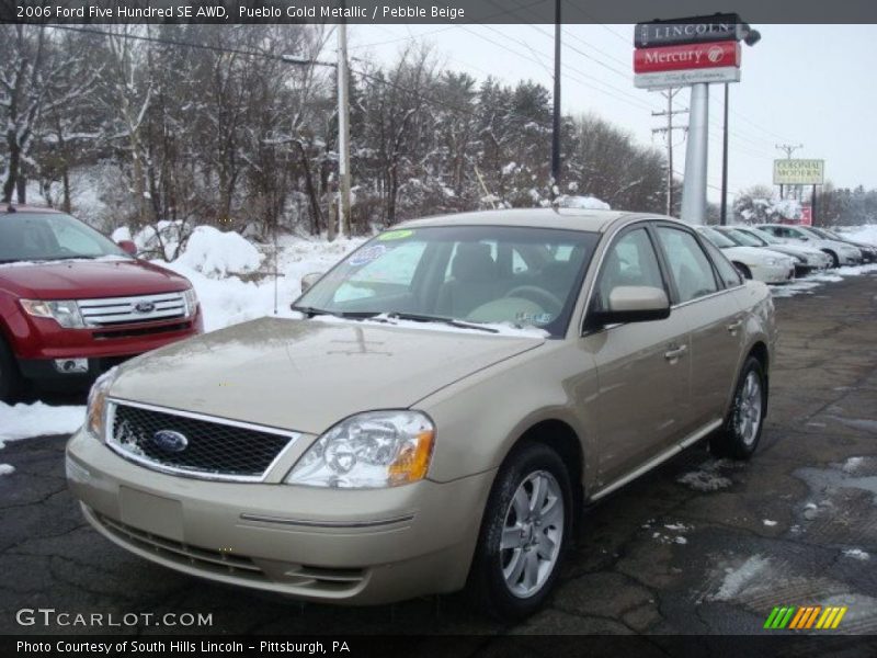 Pueblo Gold Metallic / Pebble Beige 2006 Ford Five Hundred SE AWD