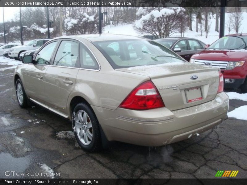 Pueblo Gold Metallic / Pebble Beige 2006 Ford Five Hundred SE AWD
