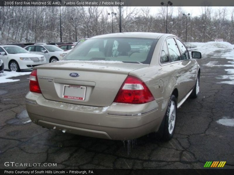 Pueblo Gold Metallic / Pebble Beige 2006 Ford Five Hundred SE AWD