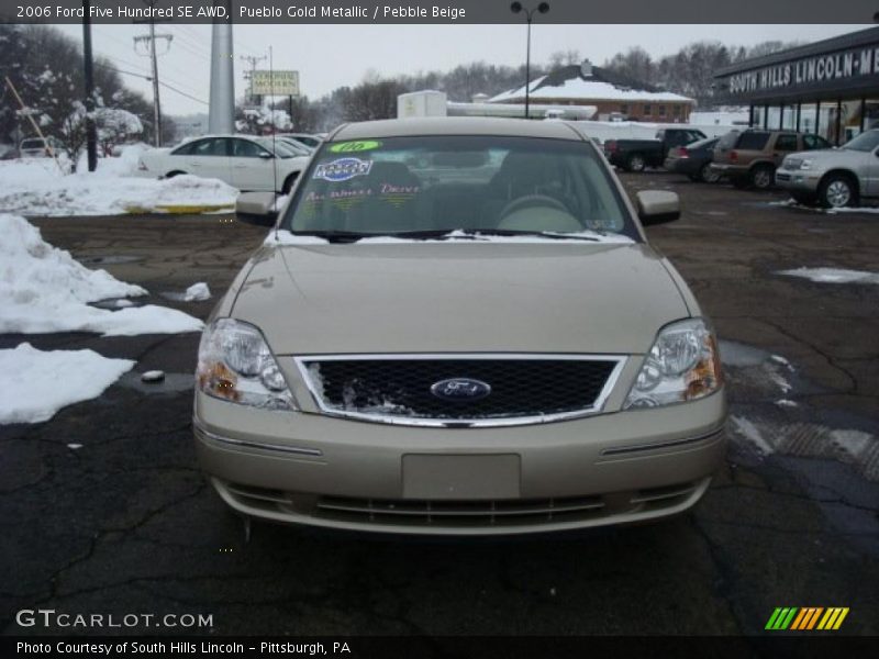 Pueblo Gold Metallic / Pebble Beige 2006 Ford Five Hundred SE AWD