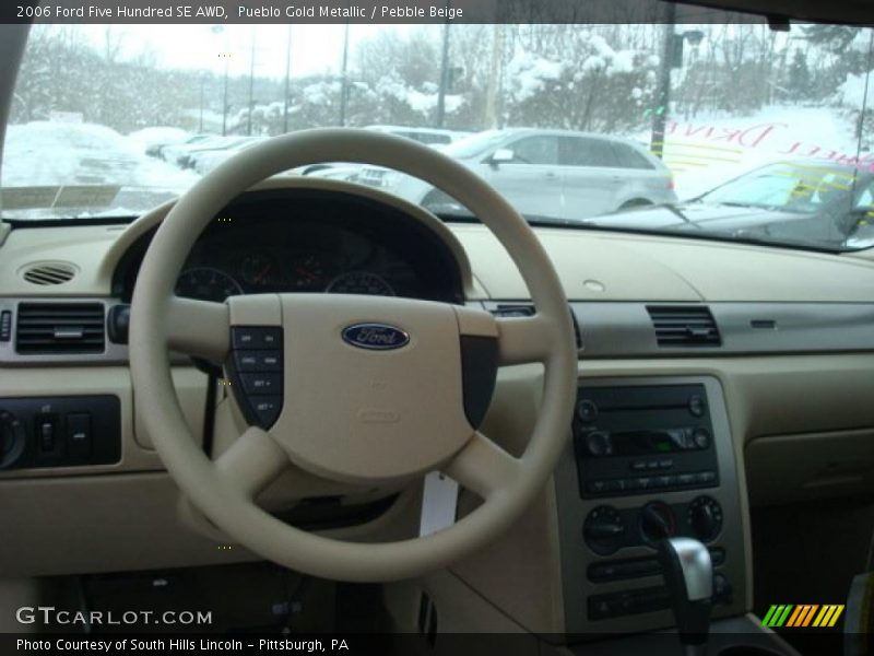Pueblo Gold Metallic / Pebble Beige 2006 Ford Five Hundred SE AWD