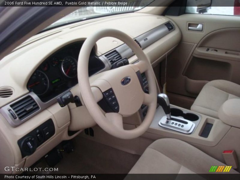 Pueblo Gold Metallic / Pebble Beige 2006 Ford Five Hundred SE AWD