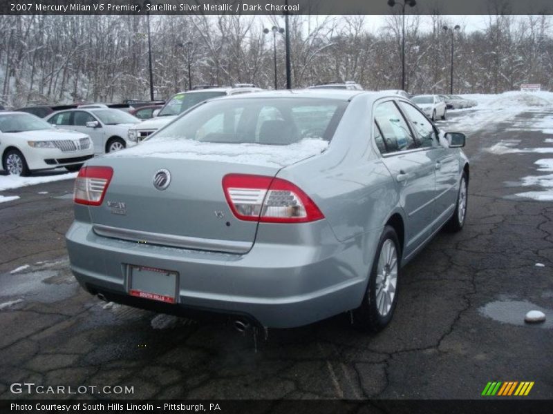 Satellite Silver Metallic / Dark Charcoal 2007 Mercury Milan V6 Premier