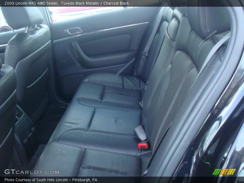 Tuxedo Black Metallic / Charcoal Black 2009 Lincoln MKS AWD Sedan
