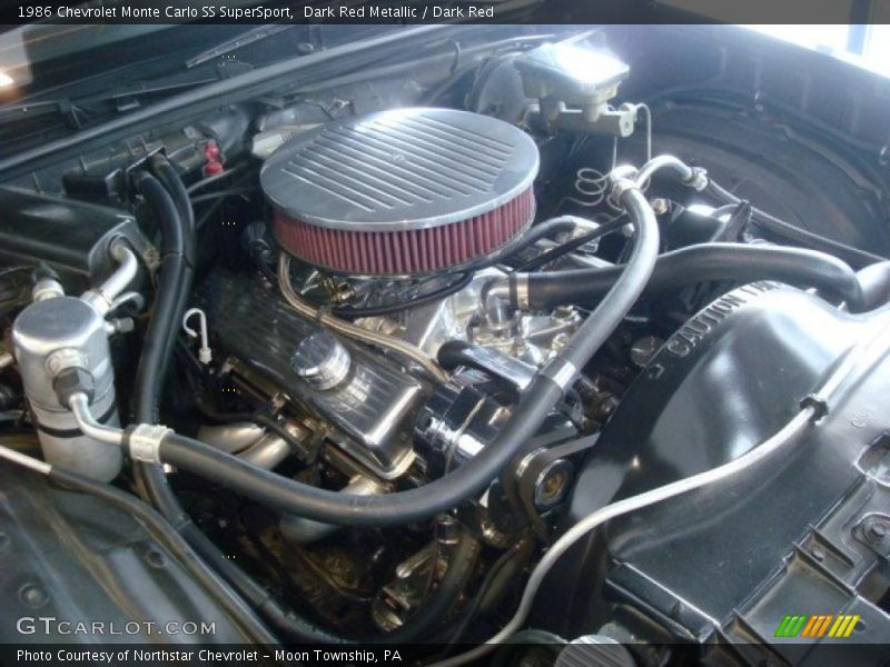 Dark Red Metallic / Dark Red 1986 Chevrolet Monte Carlo SS SuperSport