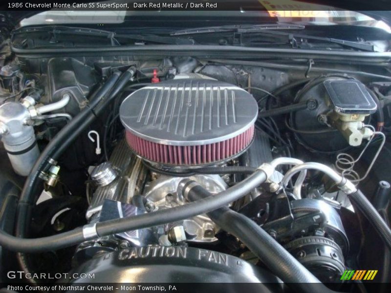 Dark Red Metallic / Dark Red 1986 Chevrolet Monte Carlo SS SuperSport