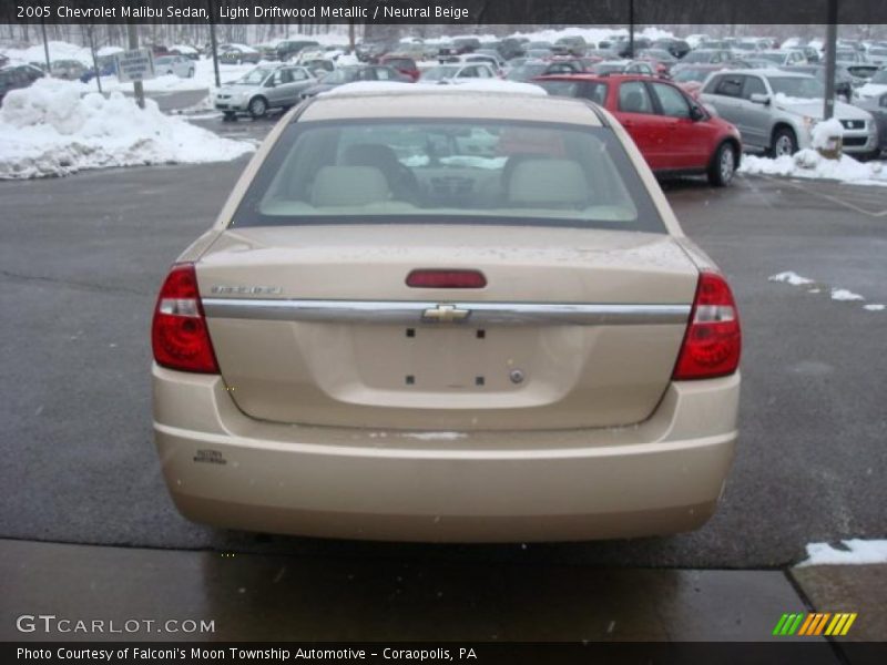Light Driftwood Metallic / Neutral Beige 2005 Chevrolet Malibu Sedan