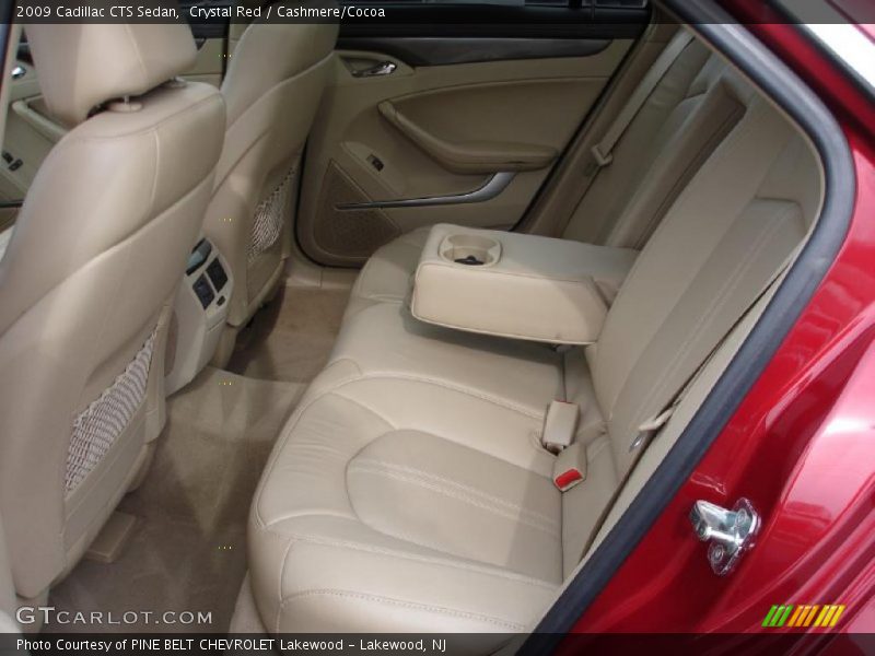 Crystal Red / Cashmere/Cocoa 2009 Cadillac CTS Sedan