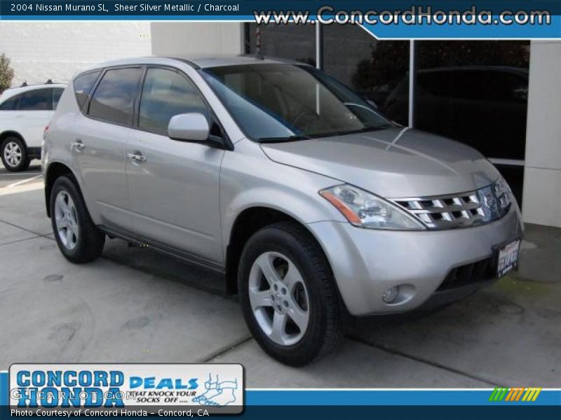 Sheer Silver Metallic / Charcoal 2004 Nissan Murano SL