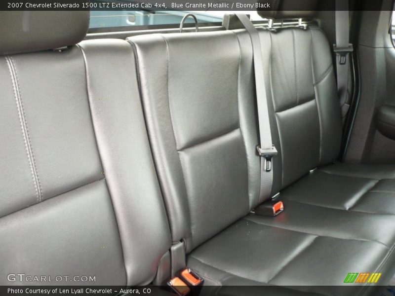 Blue Granite Metallic / Ebony Black 2007 Chevrolet Silverado 1500 LTZ Extended Cab 4x4