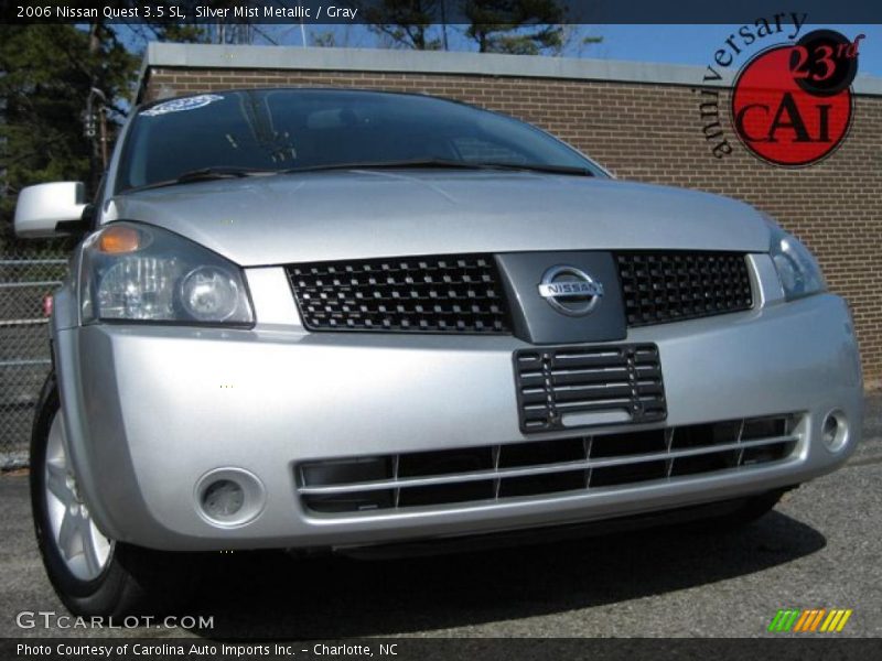 Silver Mist Metallic / Gray 2006 Nissan Quest 3.5 SL