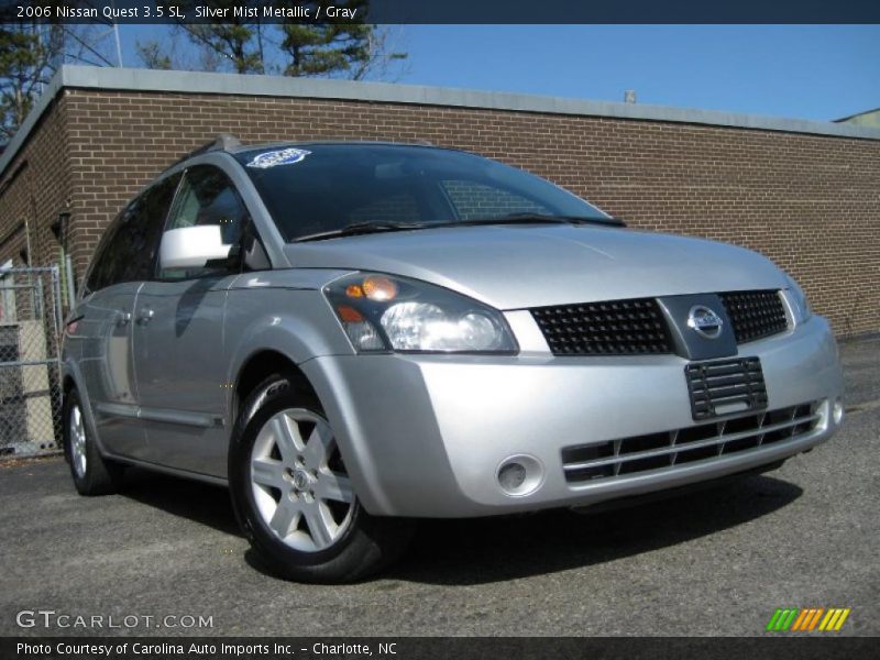 Silver Mist Metallic / Gray 2006 Nissan Quest 3.5 SL