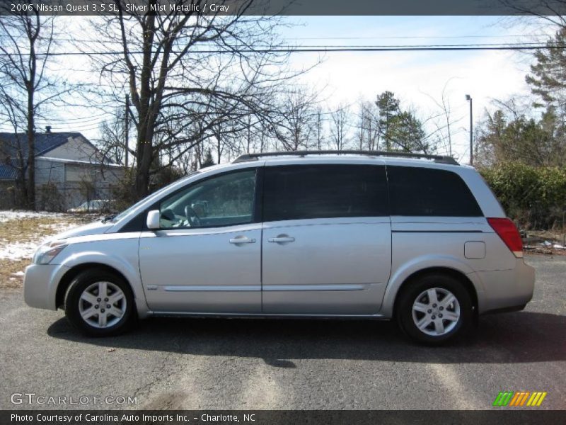 Silver Mist Metallic / Gray 2006 Nissan Quest 3.5 SL