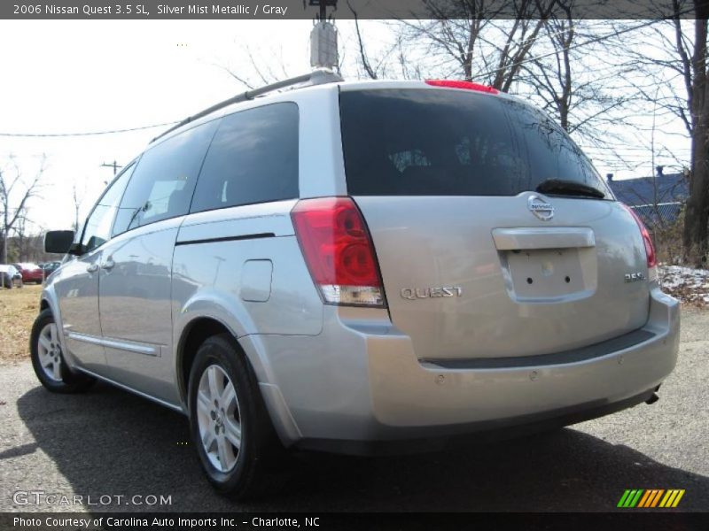Silver Mist Metallic / Gray 2006 Nissan Quest 3.5 SL