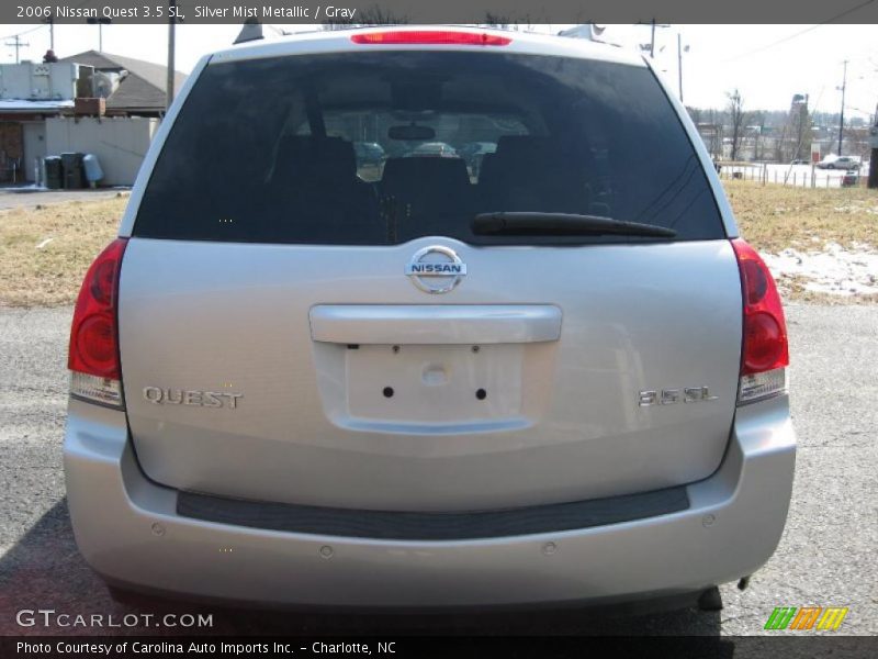 Silver Mist Metallic / Gray 2006 Nissan Quest 3.5 SL