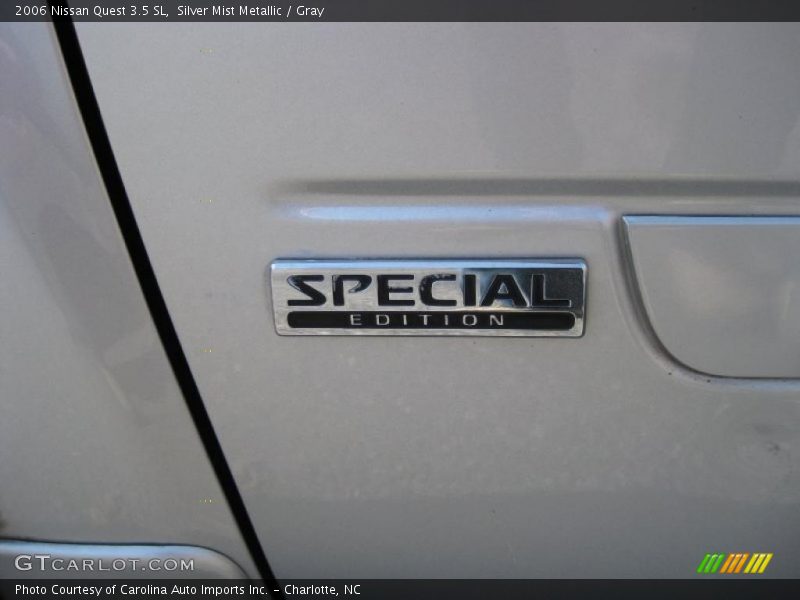 Silver Mist Metallic / Gray 2006 Nissan Quest 3.5 SL
