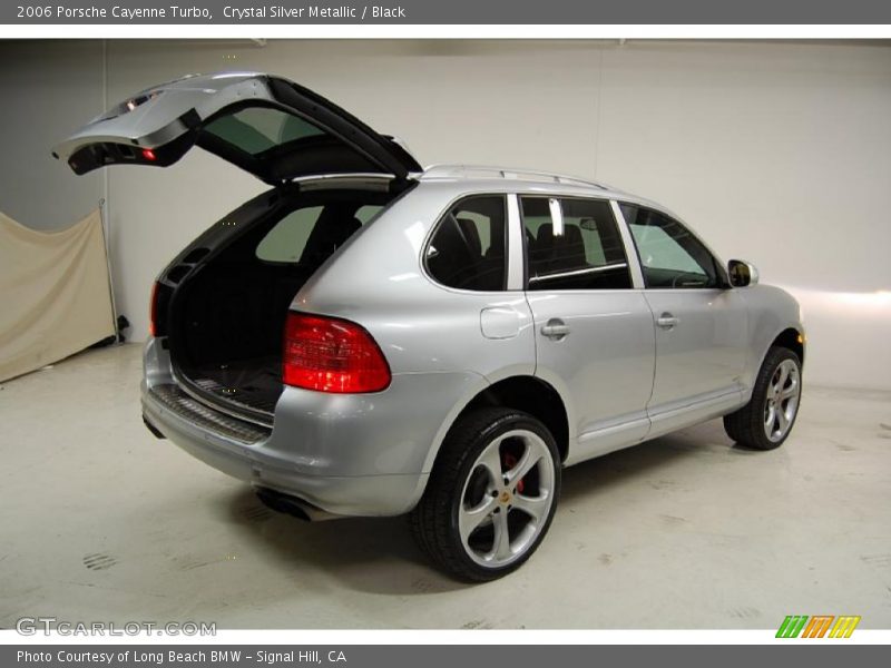 Crystal Silver Metallic / Black 2006 Porsche Cayenne Turbo