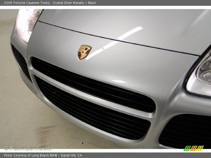 Crystal Silver Metallic / Black 2006 Porsche Cayenne Turbo