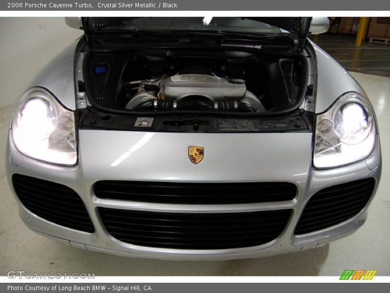 Crystal Silver Metallic / Black 2006 Porsche Cayenne Turbo