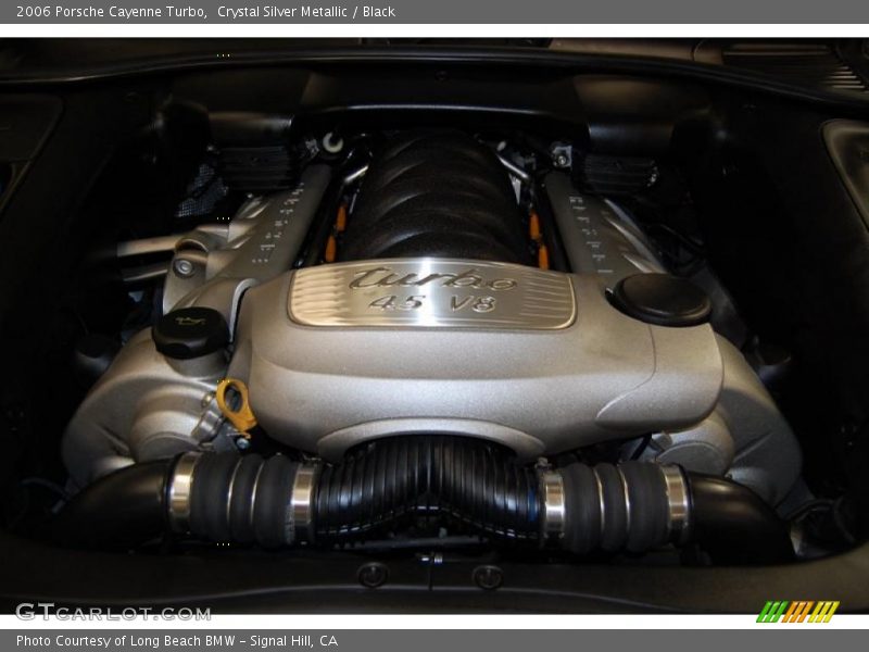 Crystal Silver Metallic / Black 2006 Porsche Cayenne Turbo