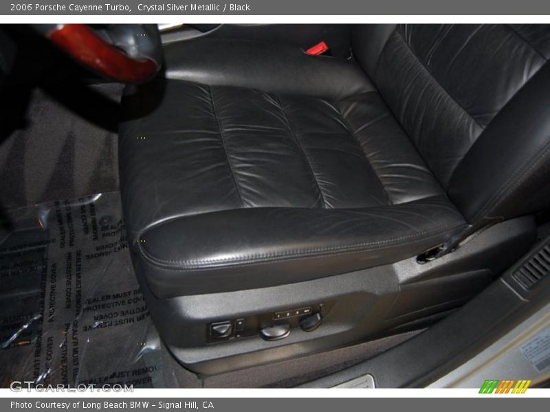 Crystal Silver Metallic / Black 2006 Porsche Cayenne Turbo