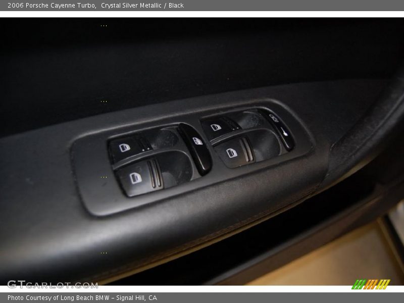 Crystal Silver Metallic / Black 2006 Porsche Cayenne Turbo