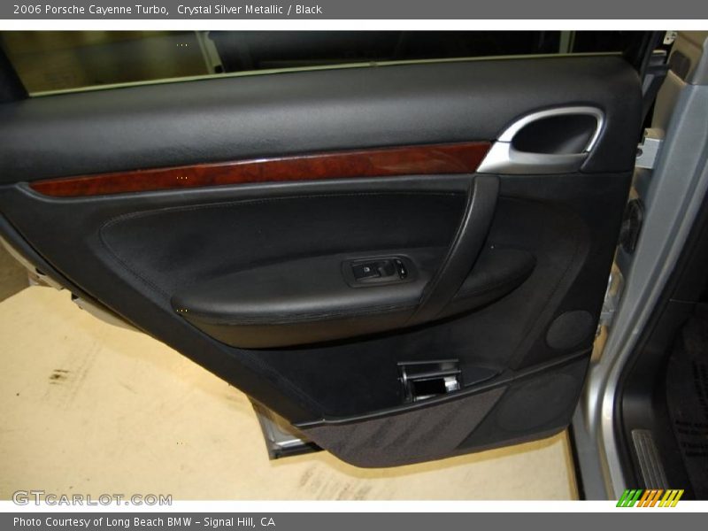Crystal Silver Metallic / Black 2006 Porsche Cayenne Turbo