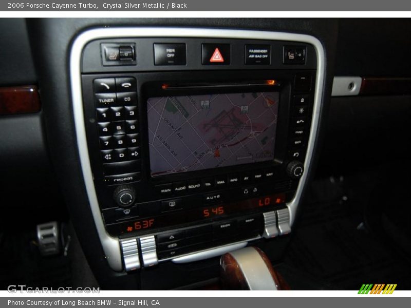 Crystal Silver Metallic / Black 2006 Porsche Cayenne Turbo