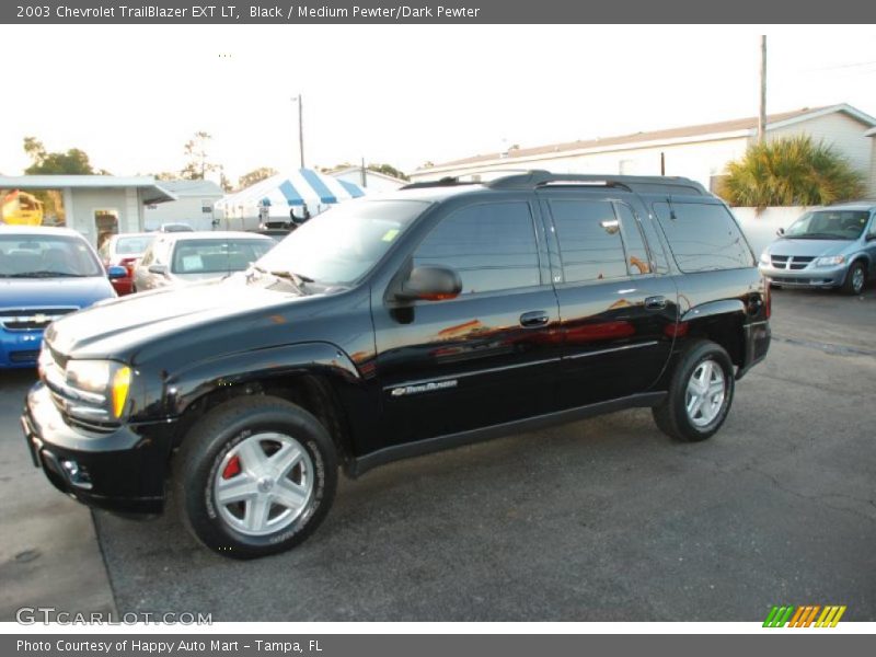 Black / Medium Pewter/Dark Pewter 2003 Chevrolet TrailBlazer EXT LT