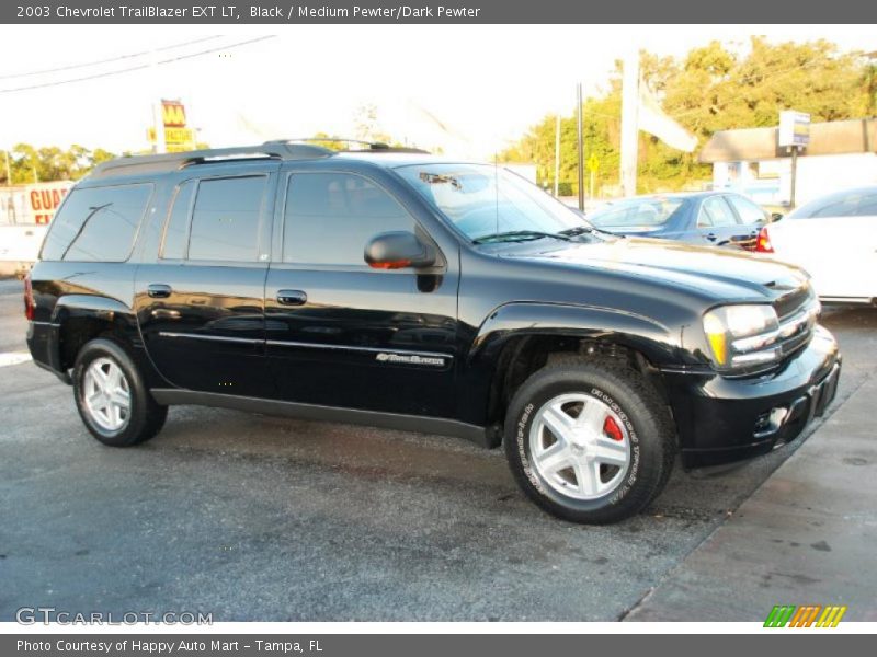 Black / Medium Pewter/Dark Pewter 2003 Chevrolet TrailBlazer EXT LT