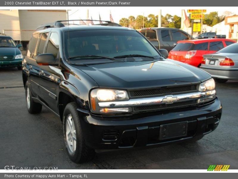 Black / Medium Pewter/Dark Pewter 2003 Chevrolet TrailBlazer EXT LT