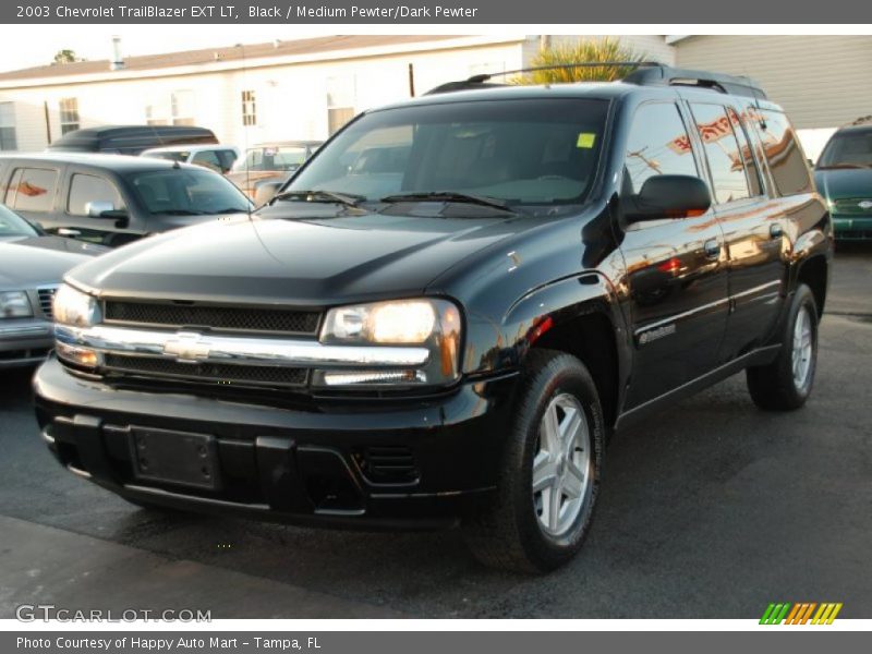 Black / Medium Pewter/Dark Pewter 2003 Chevrolet TrailBlazer EXT LT
