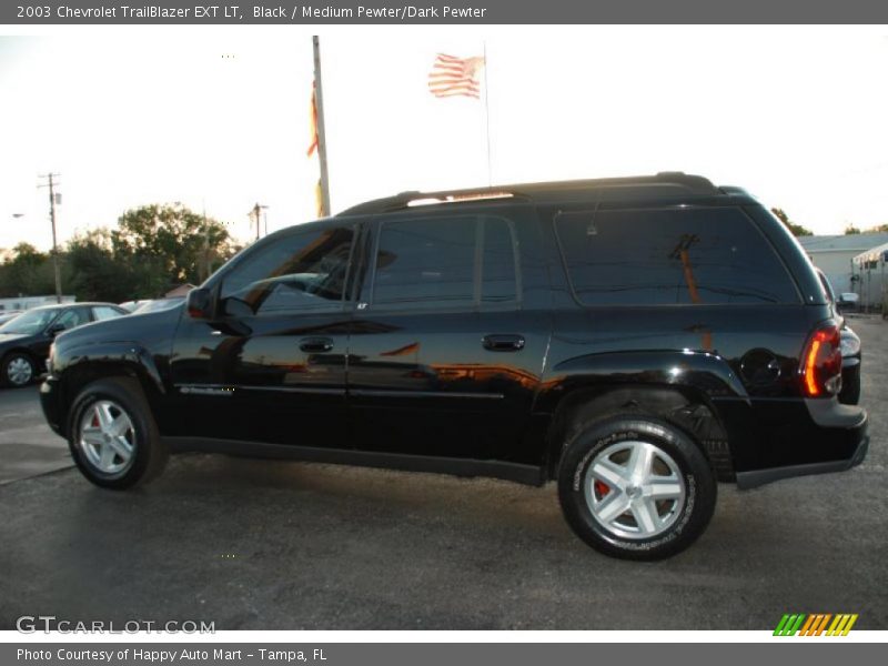 Black / Medium Pewter/Dark Pewter 2003 Chevrolet TrailBlazer EXT LT
