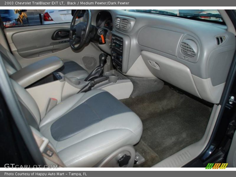Black / Medium Pewter/Dark Pewter 2003 Chevrolet TrailBlazer EXT LT