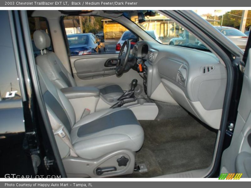 Black / Medium Pewter/Dark Pewter 2003 Chevrolet TrailBlazer EXT LT