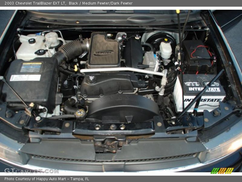 Black / Medium Pewter/Dark Pewter 2003 Chevrolet TrailBlazer EXT LT