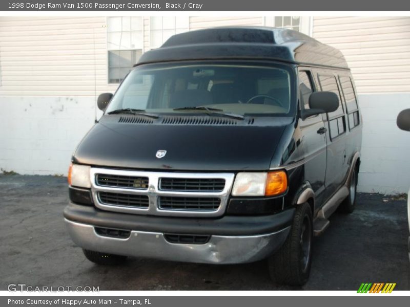 Black / Gray 1998 Dodge Ram Van 1500 Passenger Conversion