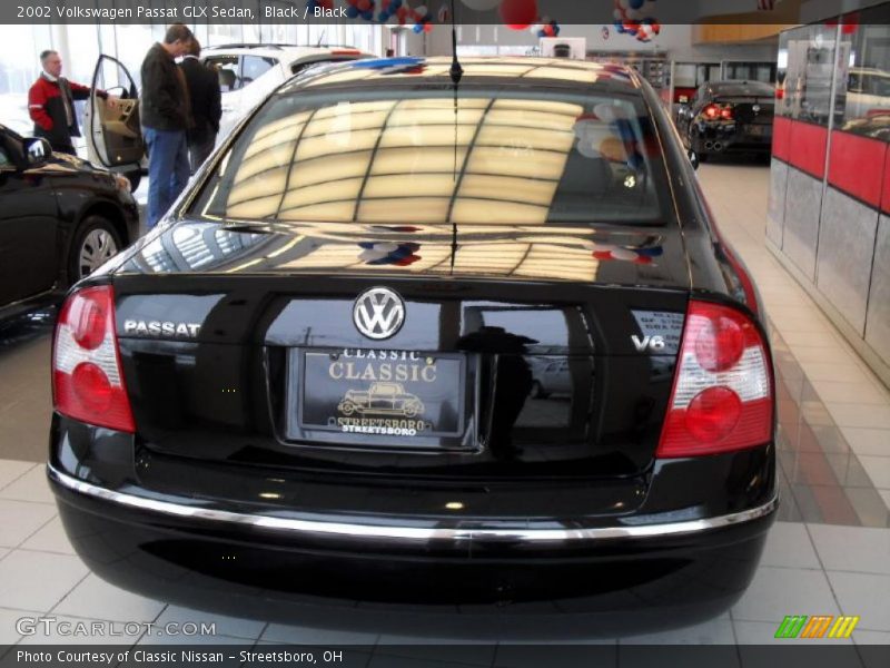 Black / Black 2002 Volkswagen Passat GLX Sedan