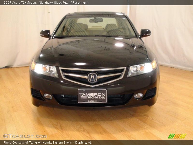 Nighthawk Black Pearl / Parchment 2007 Acura TSX Sedan