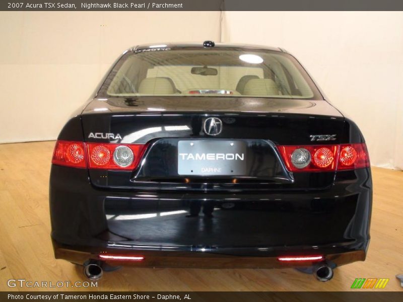 Nighthawk Black Pearl / Parchment 2007 Acura TSX Sedan