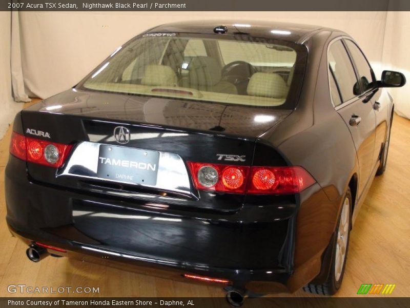 Nighthawk Black Pearl / Parchment 2007 Acura TSX Sedan