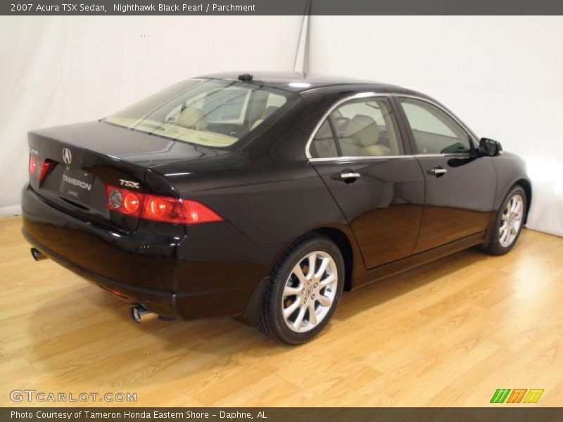 Nighthawk Black Pearl / Parchment 2007 Acura TSX Sedan