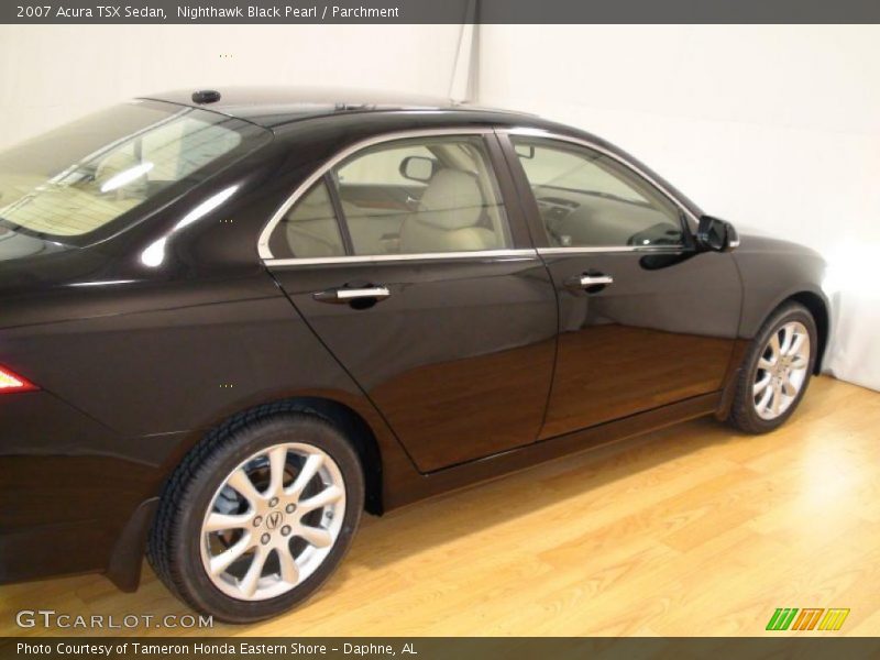 Nighthawk Black Pearl / Parchment 2007 Acura TSX Sedan