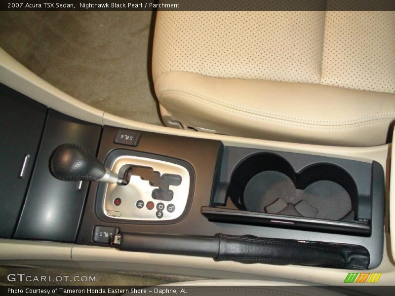 Nighthawk Black Pearl / Parchment 2007 Acura TSX Sedan